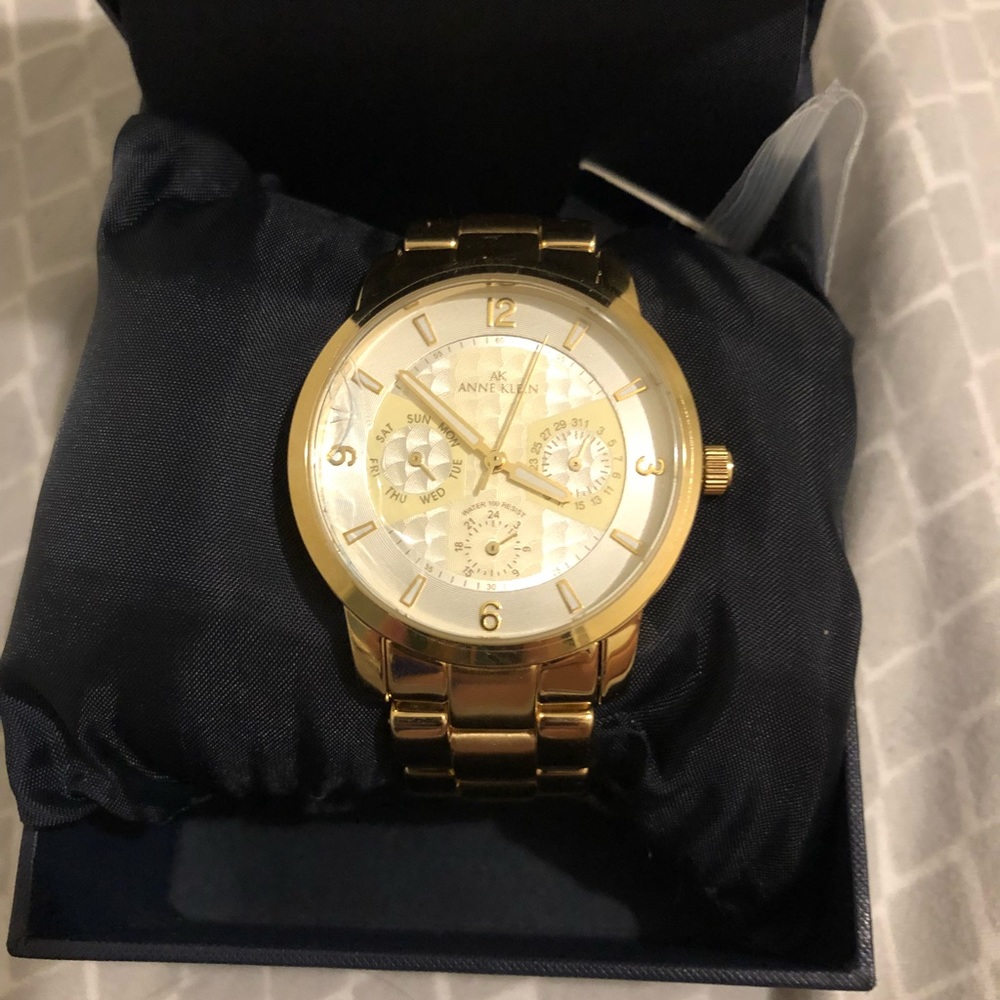 NWT Anne Klein Gold Watch
